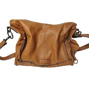 Rosetti Brown Leather Shoulder Bag